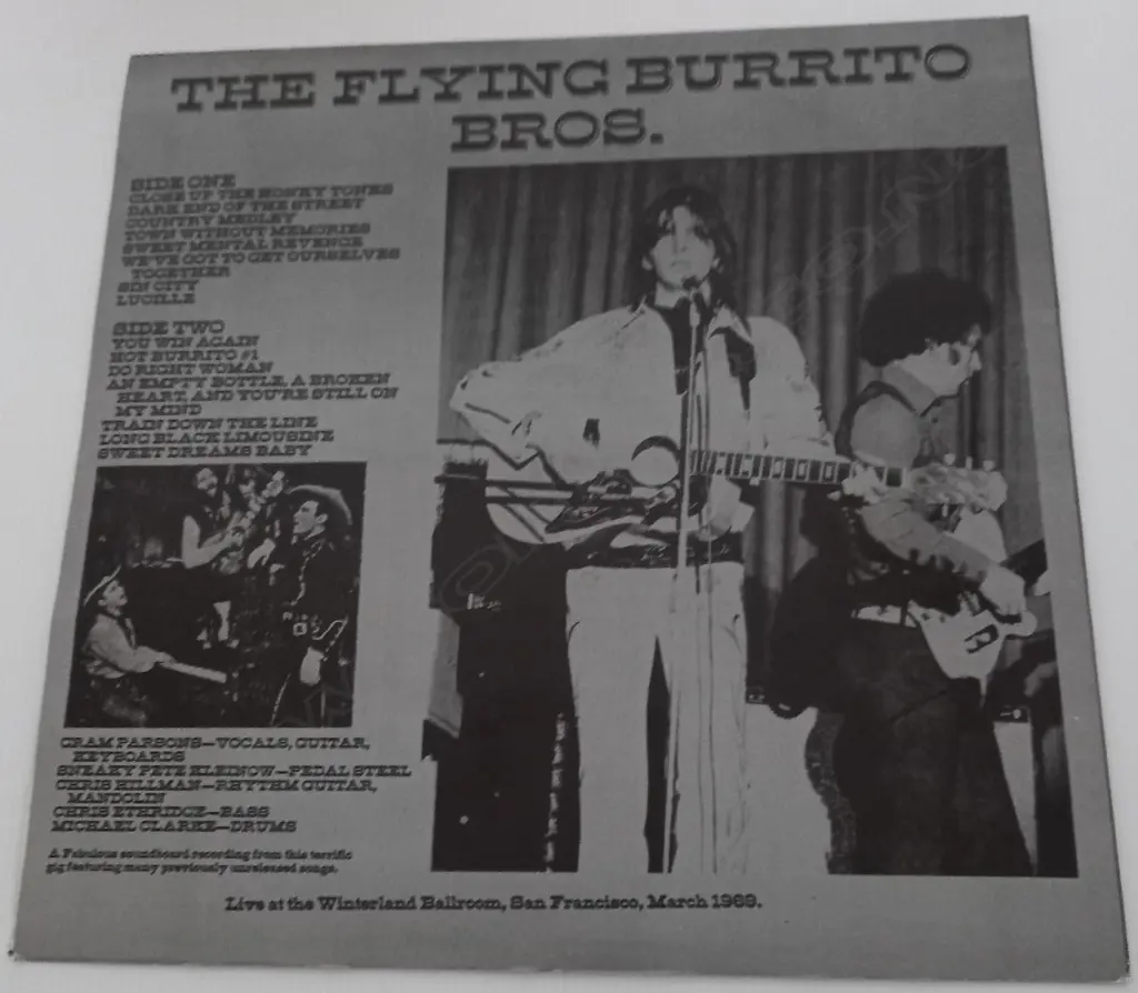 The Flying Burrito Bros, Winterland 1969 Image 1++